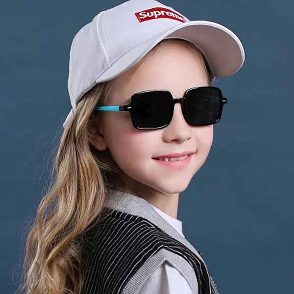 

Fashion TR90 Square Frame Kids Baby Sunglasses Brand Design Outdoor UV400 Transparent Children girls Sun glasses Gafas De Sol, Customized color