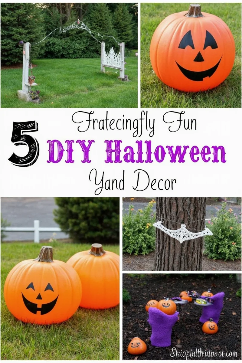 DIY monster face mailbox for Halloween