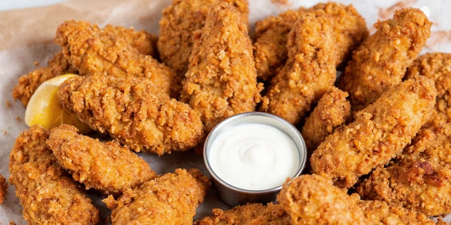 Za'atar and sumac spiced chicken fingers
