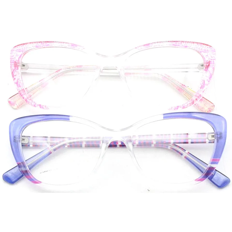 

Ladies Newest design cat CP optical glasses frame fancy frame high quality women cp injection eyeglasses frame