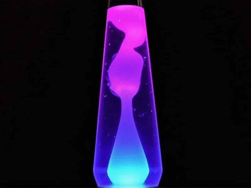 Proper layering technique for lava lamp
