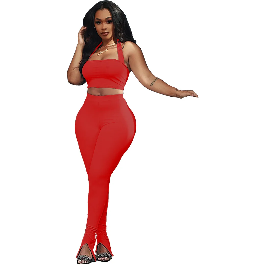 

JY37SM9095 1 2021 wholesale 2 pieces suit woman gym fitness women 2 piece set clothing, Picture