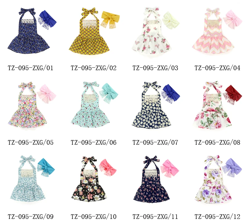 

Skirt Dress Halter Ruffle Rompers baby girl romper baby clothes newborn baby onesie 100% cotton bulk, Picture shows 9 colors in stock