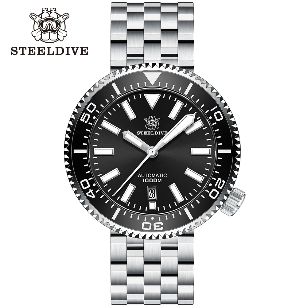 

SD1976 STEELDIVE NH35 1000M Water Resistant Stainless Steel Automatic Diver/Dive Mechanical Watch