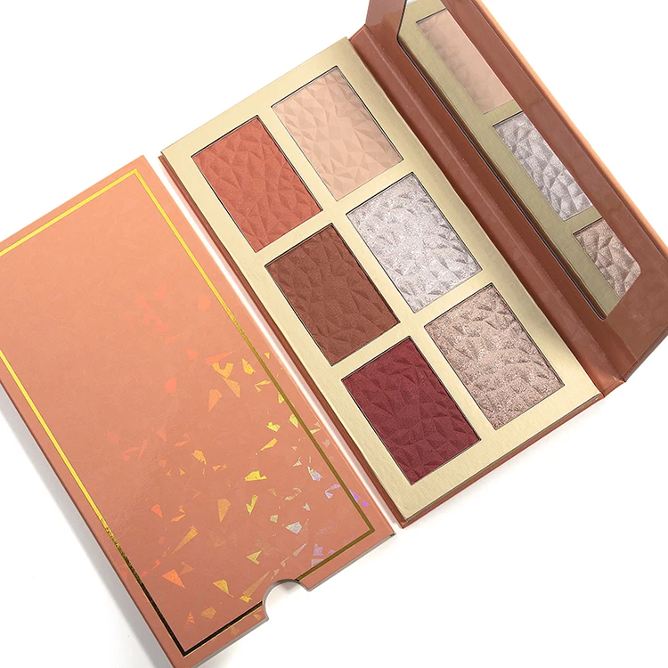 

Contour Palette With Highlight Low MOQ Cosmetics Makeup Bronzer Private Label Highlighter Palette