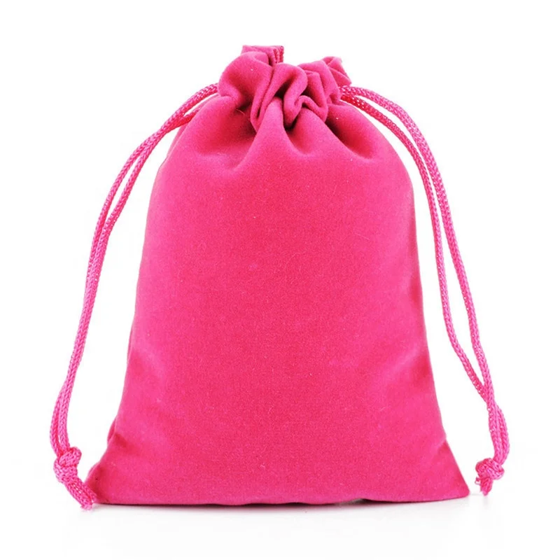 

17*23CM bag velvet Customized Logo Wholesale 11 colors Gift Pouch Jewelry Packaging Drawstring Bag jewel bag