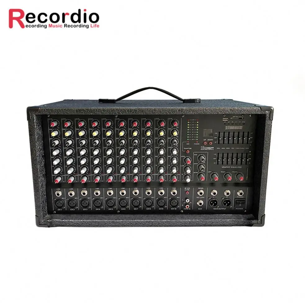 

GAX-EB10 Multifunctional Recordio Power Mixer Made In China