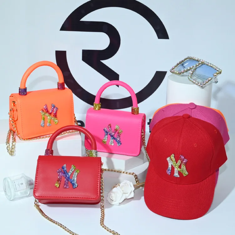 

New Arrival Handbags Women Purses and Hat Set Top Quality kid purses and handbags cute mini 2021 purse, Picture