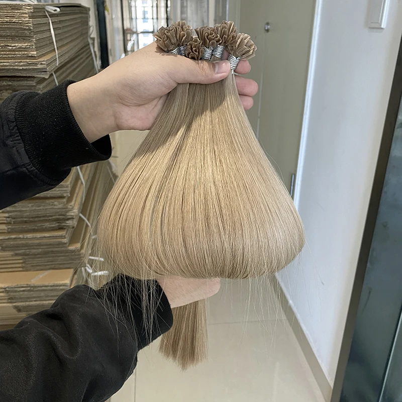 

20% OFF Sobuauty Keratin u Tip Hair Extension, Pre Bond Nail Tip Hot Sale Hair Human,Remy Virgin Prebonded Utip Hair Extensions, Can customized