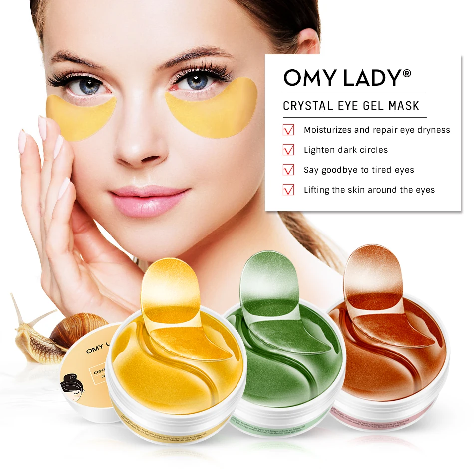 Korean Cosmetics Omy Lady Hydrogel Eye Patch Anti Dark Circles Dry Eye