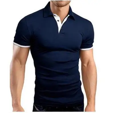 

Manufacturer Fashionable Solid Color Summer Breathable Polyester Polo Men T-shirt, Customized color