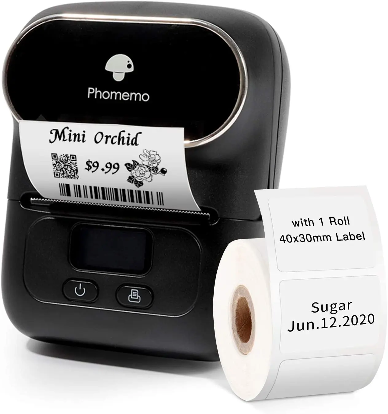 

Phomemo M110 QR code price label printer 203dpi wireless portable photo direct thermal sticker printer for ios Android