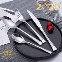 

Stainless Steel Flatware set 24 pcs Cutlery set with Wooden Box