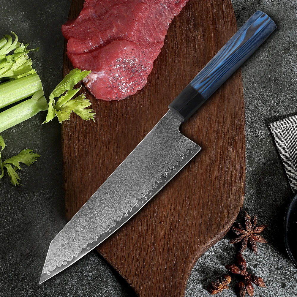 

Amazon Christmas gift chef's knife 8 Inch Japanese VG-10 Damascus steel chef Knife