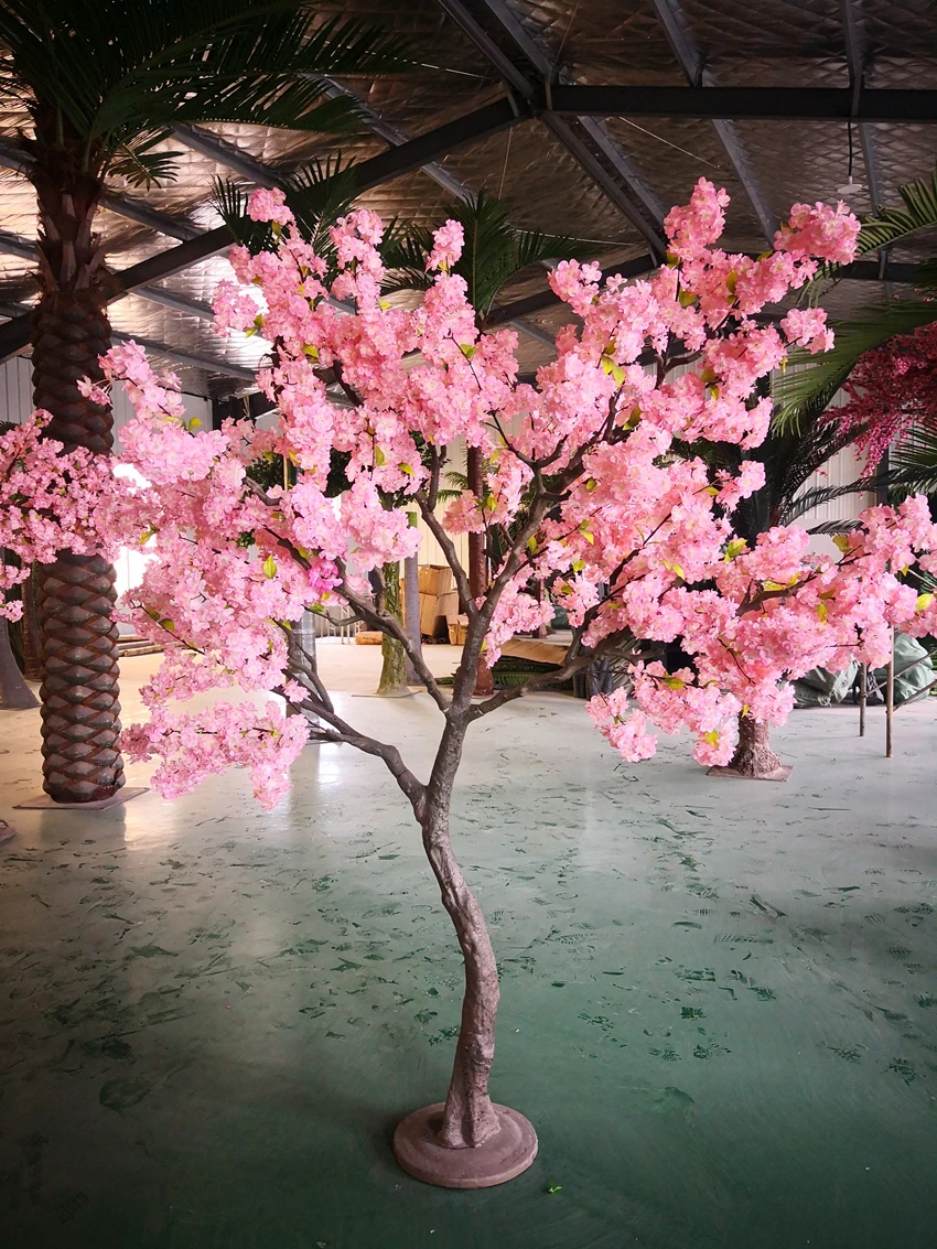 D050726 Artificial Silk Cherry Blossom Tree Centerpiece 8ft Fake