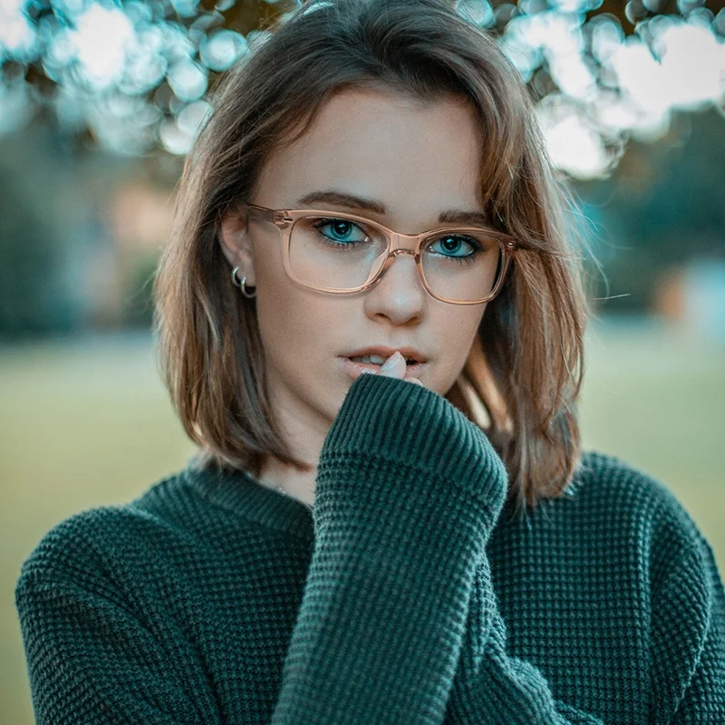 

fashion classic anti blue light blocking glasses women men vintage square lens optical TR90 eyeglasses frames, Same as photo