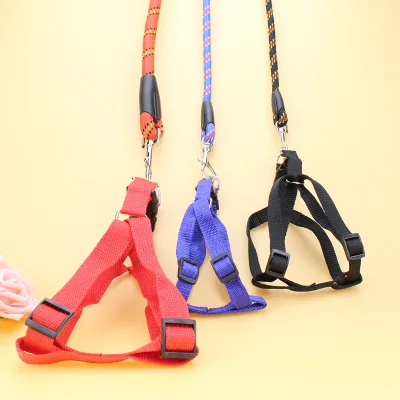 

XXF-36 Wholesale high quality round rope pet leashes dog chest strap dog leashes, Picture