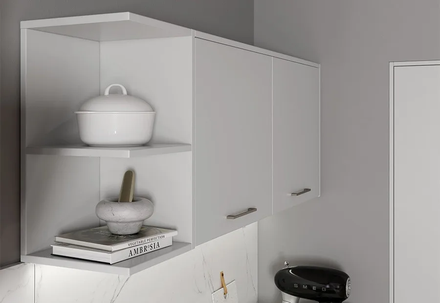 Vermonhouzz Chino Muebles De Melamina Blanca De Placa De Puerta De Alta