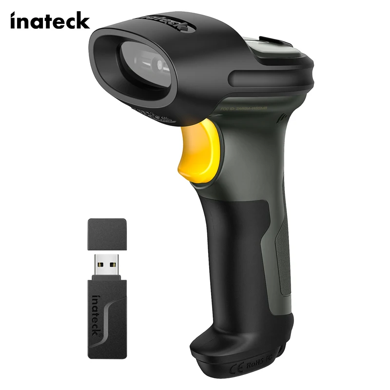 

Inateck Rugged CCD Business Card USB Opticon Barcode Scanner Handheld Android Barcode Scanner Reader, Black