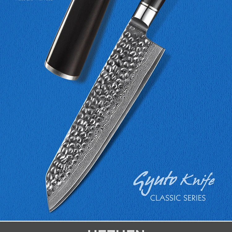 8 Inch Professional Highend Damascus Steel Kitchen Chef Knife Damascus