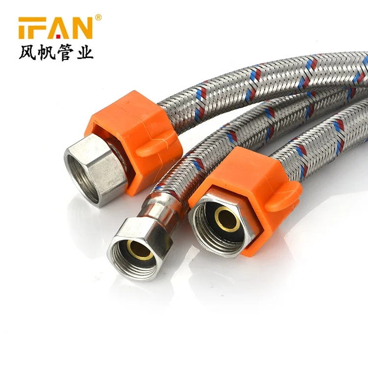 12.5mm 14mm 1/2ff Toilet Epdm Flexible Hose Braided Water High Pressure