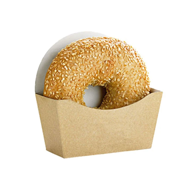 
Factory price recycled paper kraft printing bagel store box 