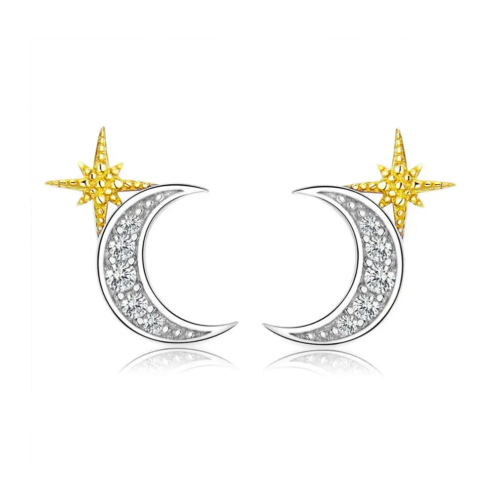 

New Arrival Moon and Stars Stud Earrings