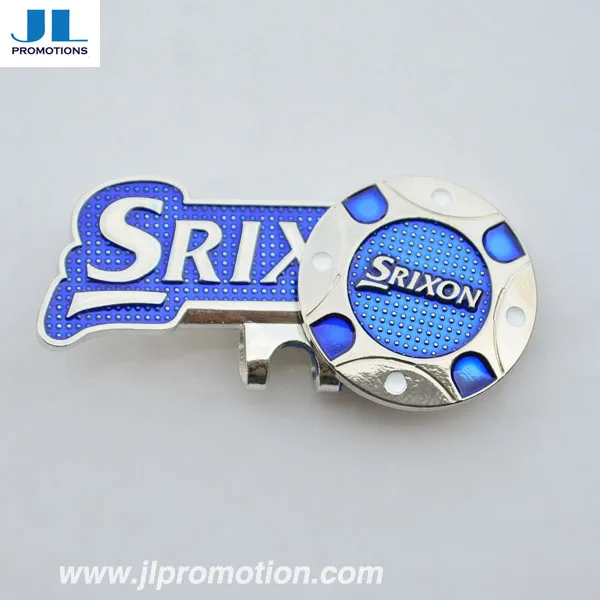 

Factory Custom Metal Golf Ball Marker Hat Clip Set