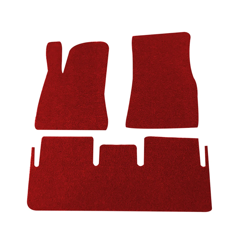 Tesla Model 3 Red Floor Mats Car Accessories Mat Use High Quality Environment Protection Buy