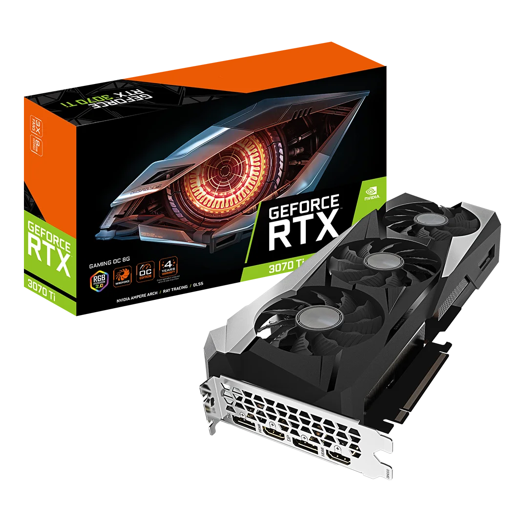 

L7 9160 box 8gb rtx 3070 ti in graphics card For Gaming Graphics card GeForce RTX 3070 Ti GAMING OC 8G