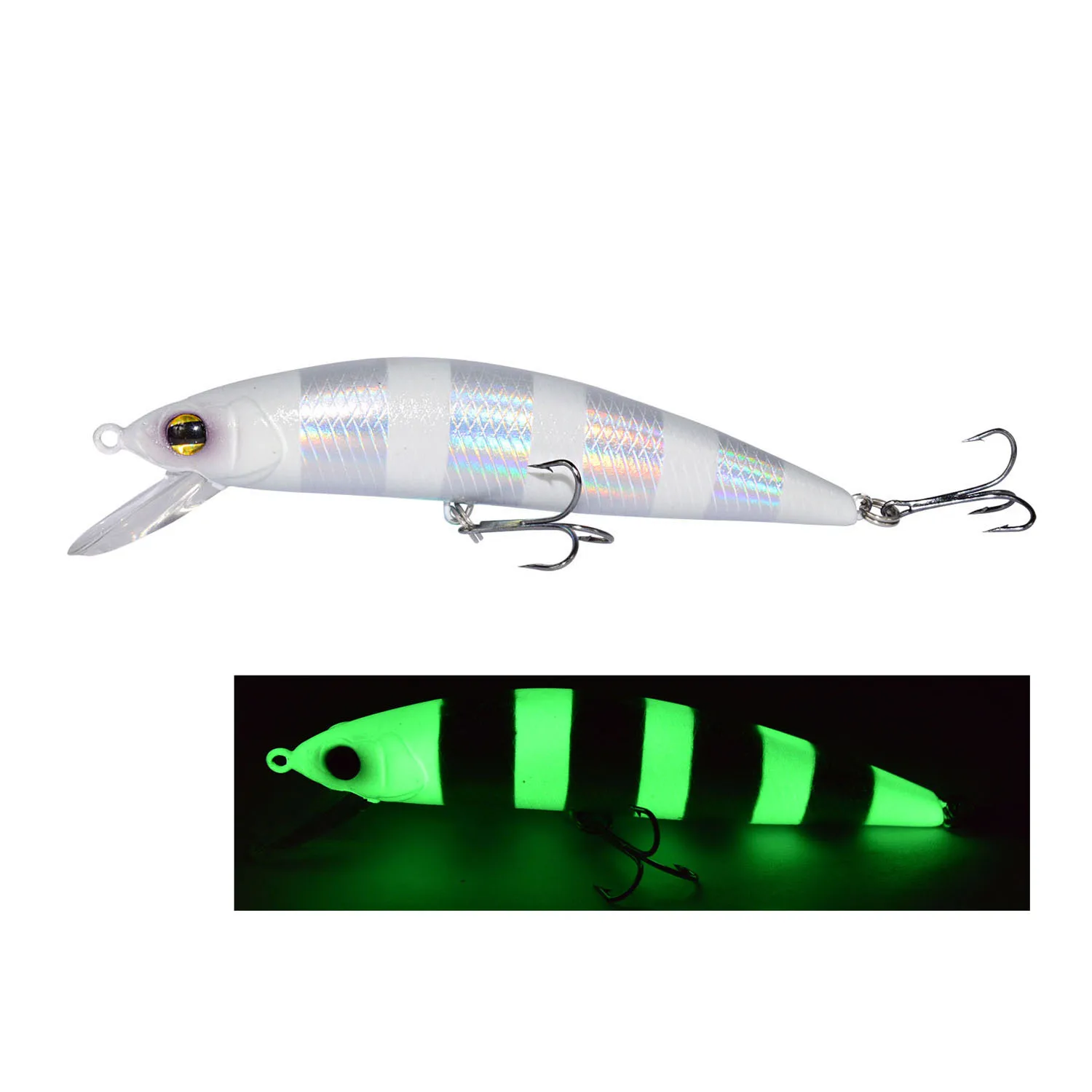 

Floating Fishing Lures 12cm 43g Artificial Bait jerkbaits pike bass fishing minnow lure, 8 colors