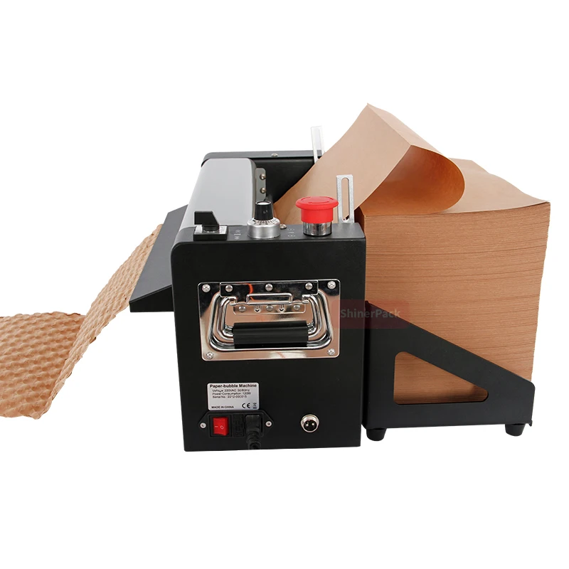 

Paper Bubble Cushion Machine White Kraft Paper Roll Packaging Void Filling Paper Cushion Machine For Protective Package