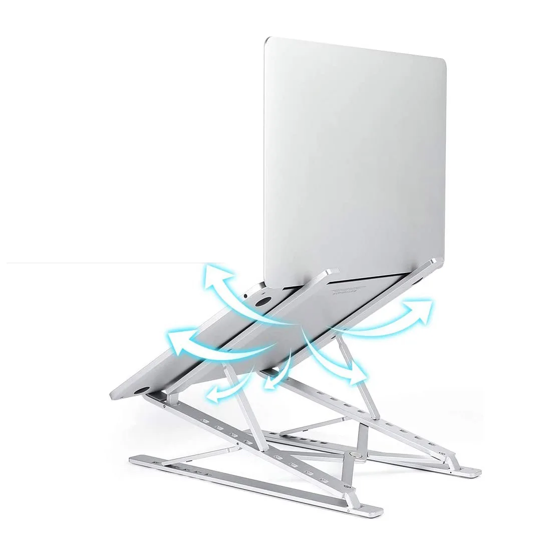 

Light Weighted Pocket Size Portable New 2021 Laptop Riser Stand Aluminum Foldable