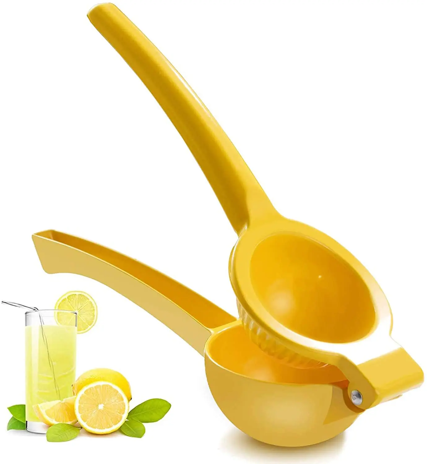 

Amazon Hot Sale Metal Lemon Squeezer Light Aluminum Fruit Juicer Max Extraction Lemon Juicer