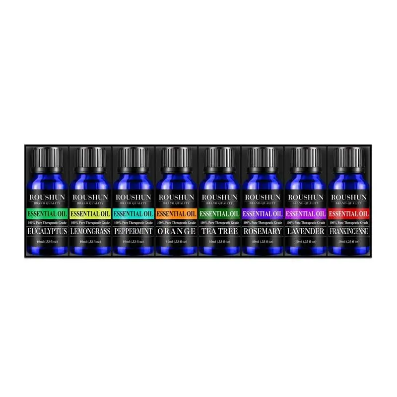 

ROUSHUN Relax Essential oil 100% pure & therapeutic grade Basic Sampler Gift Set