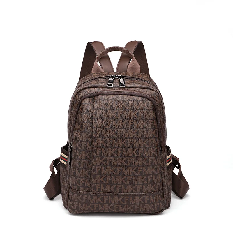 

Fashion Women Leather Handbag Rucksack Ladies Backpack Shoulder Bag Waterproof Backpacks Bags, Brown