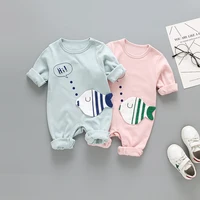 

Baby boy romper long sleeve jumpsuit 100 cotton newborn clothes