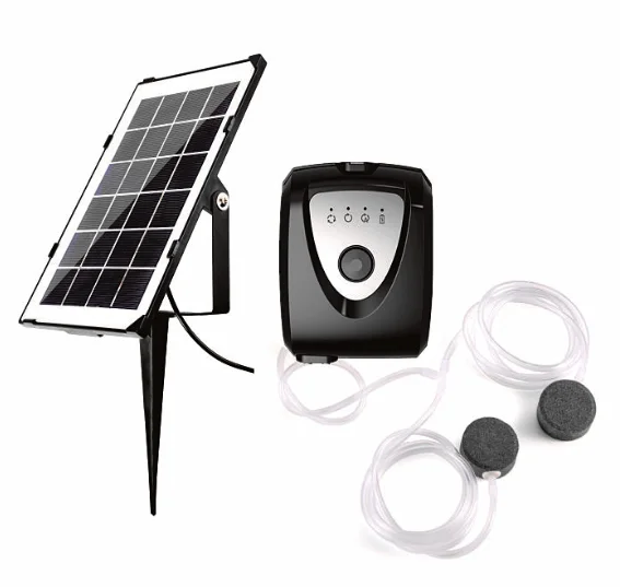 

GR-302 Low-Voltage Safety Solar Oxygen Pump Plug-In Free Solar Oxygen Pump Aquarium Oxygen Pump