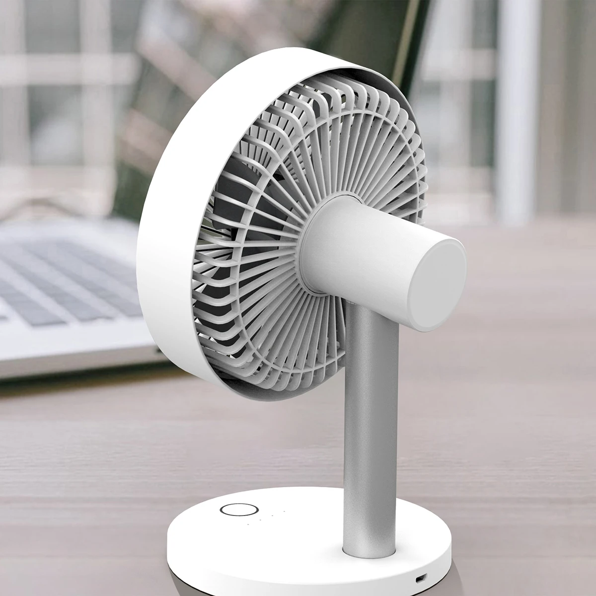 
2020 Hot Sale Battery Rechargeable Desktop fan Small Mini USB Desk Fan 