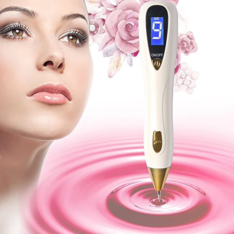 

Handheld Plasma Lift Pen Pigmemt Mole Skin Tag Remover Nevus removal, Purple / gold/ silver