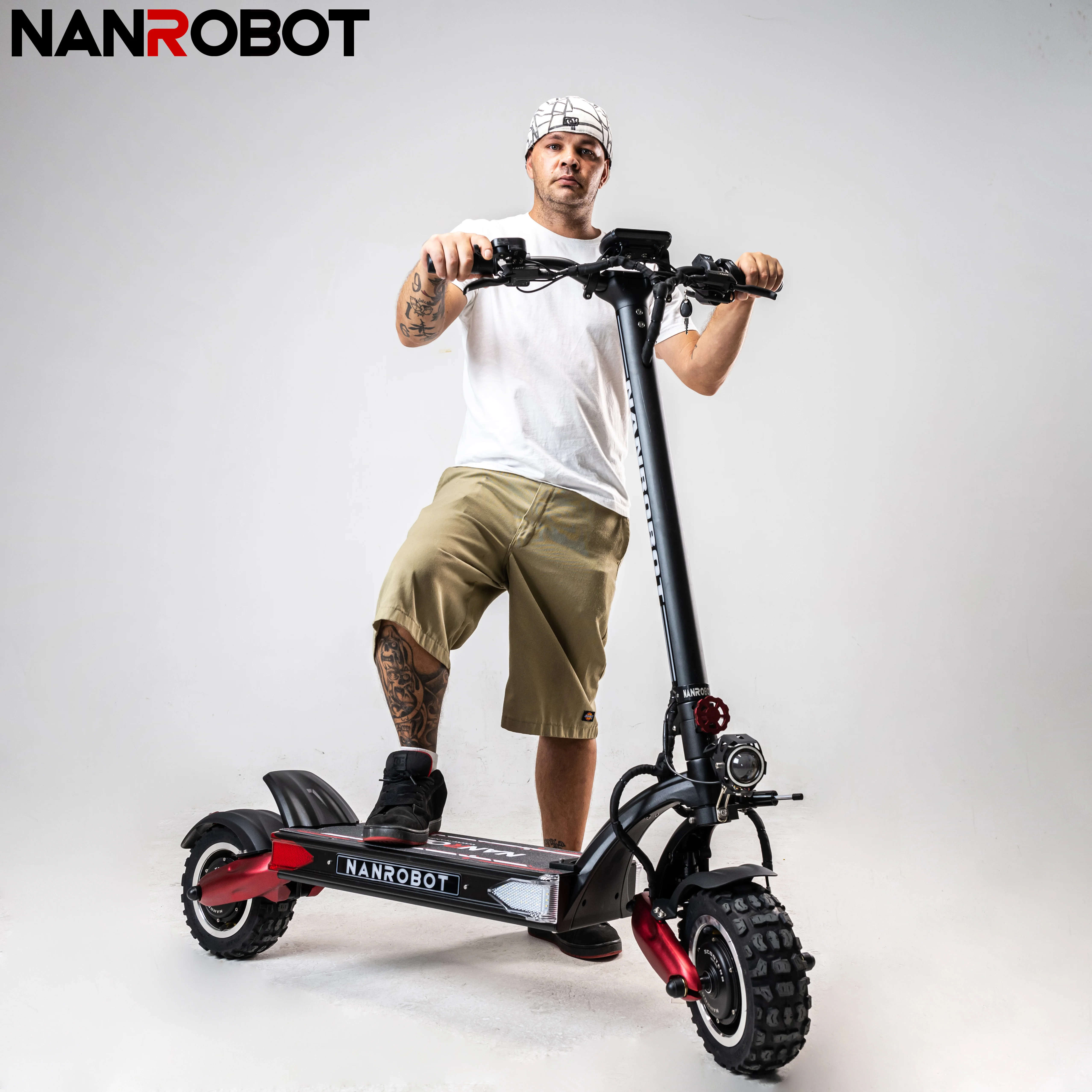 

Nanrobot LS7+ 60v40ah 11inch high quality best electric scooter 2 wheel fat tire adult e scooter