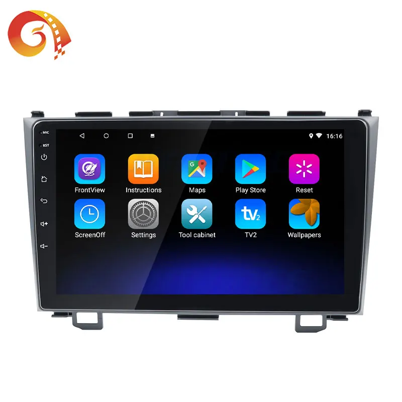 2din Gps Navigation Multimedia Audio Stereo Radio Car Dvd Player Android For Honda Crv 2006 2007 2008 2009 2010 2011