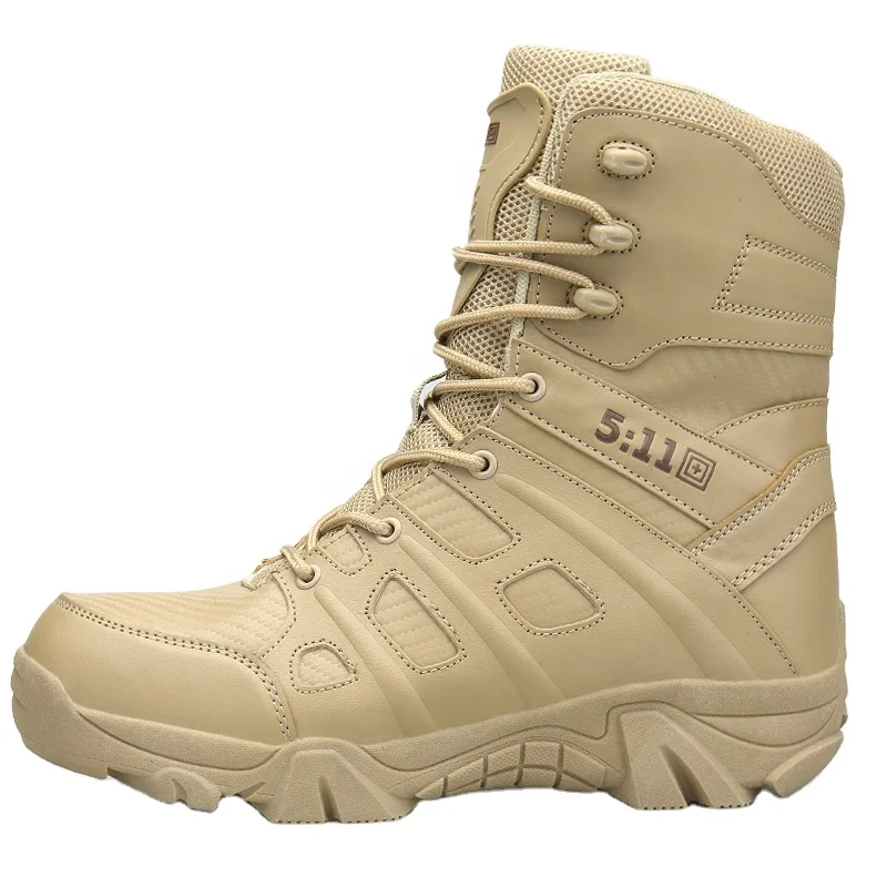 

Military Boot high quality Top Winter leather shoes Men's Waterproof Desert Army Tactical Boots