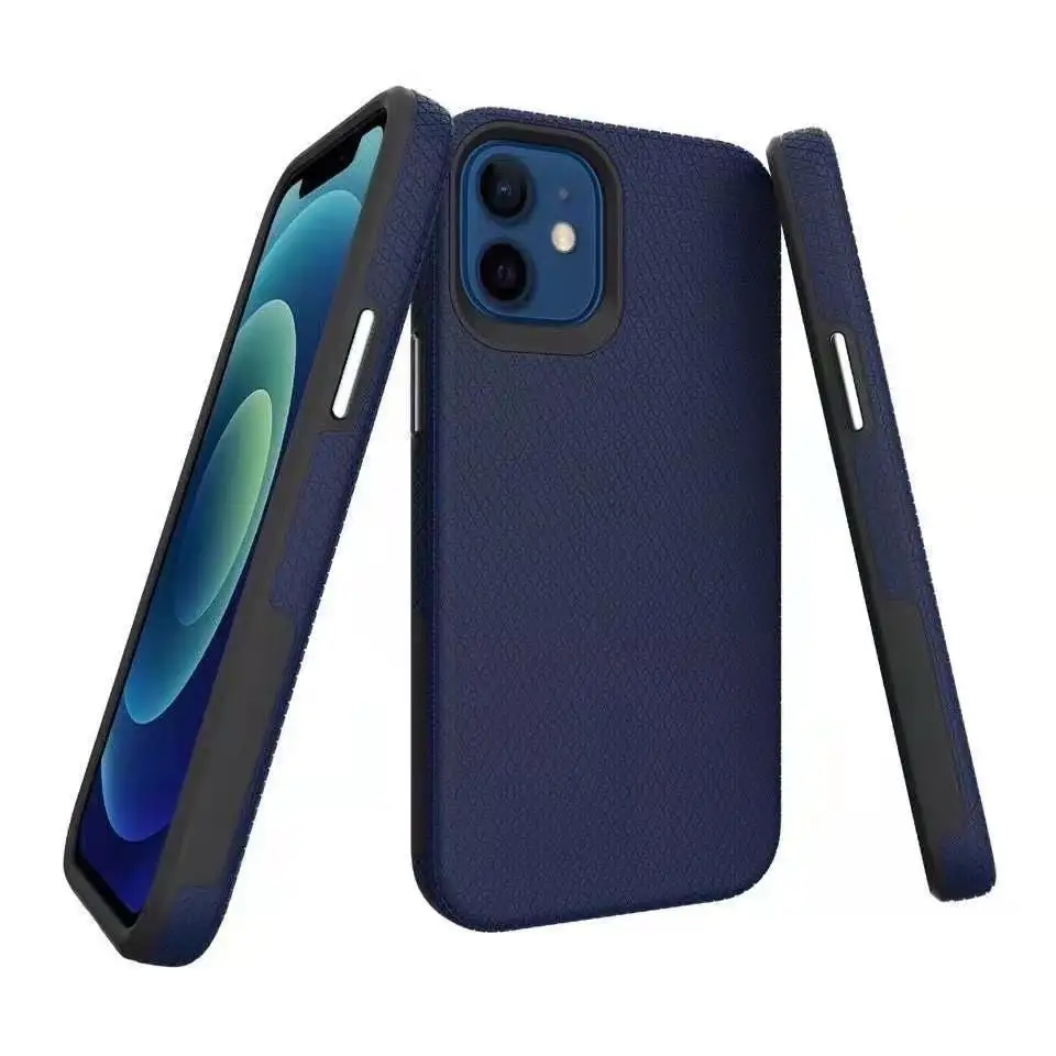

Rubber Bumper PC+TPU New Phone Case for iPhone 12 phone case, Colors optional