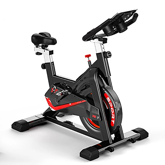 

home stationary exercise bike indoor cycling bike fitness equipment, Black & red/white & red