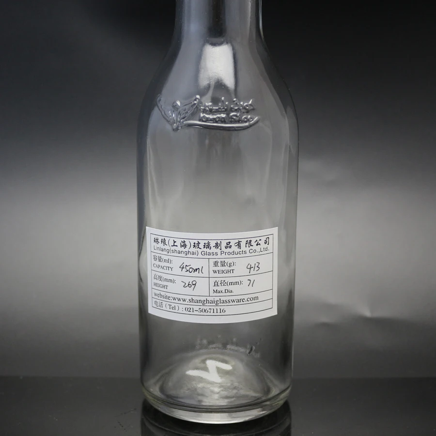 16 Oz Embossed Empty Glass Beverage Bottles Glass Soda Bottles Buy