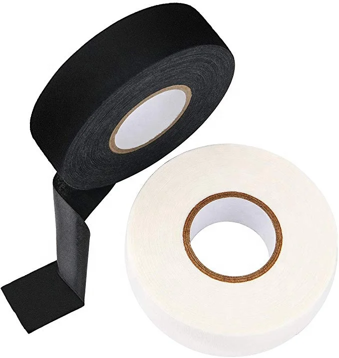 

Hockey Tape, White Black Cloth Grip Tape for Hockey Ice Field Lacrosse Sticks, Colour