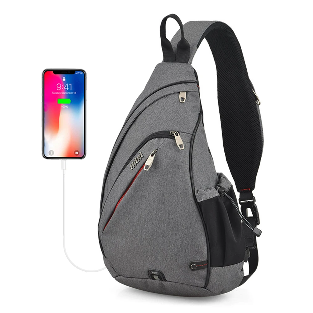 

Mixi Wholesale Amazon Casual Shoulder Sling Crossbody Bag Custom Travel Men's Chest Bags, Customized color