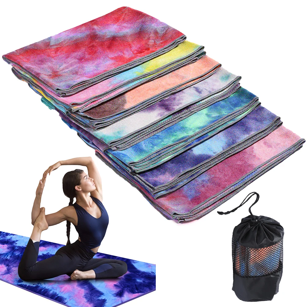 

Non-Slip Printed Tie-dye Towel Sports Fitness Exercise Yoga Mat