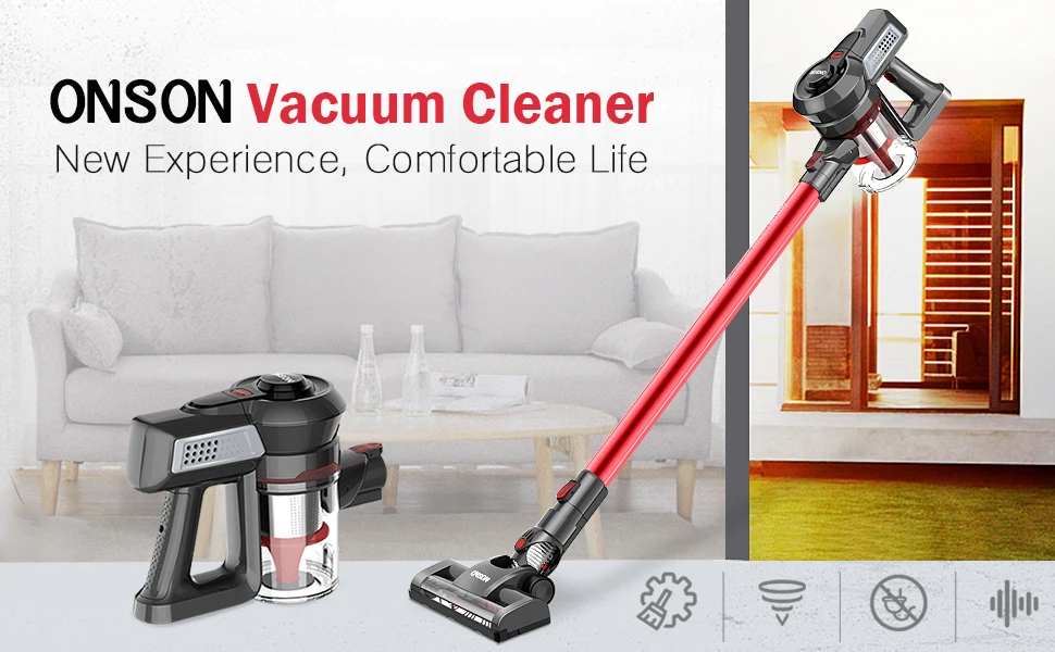 ONSON D18E Cordless Vacuum Cleaner 12000Pa Vacuuming  US STOCK 